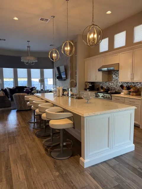 Kitchen after house cleaning